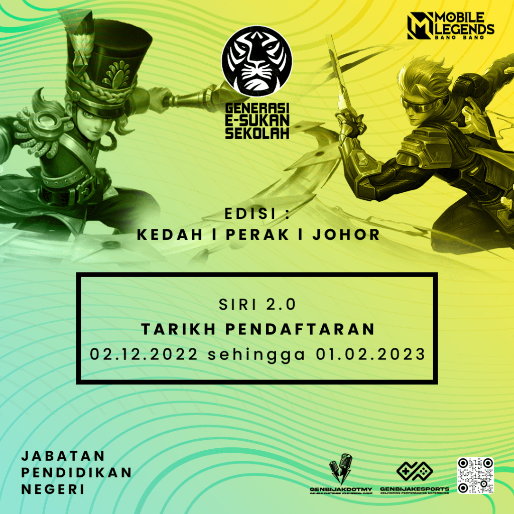 #PROMO #GES2022 : Kejohanan MLBB U12 & U18 Bagi Siri 2