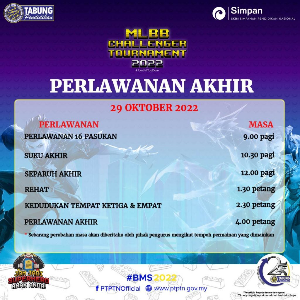 #TENTATIF : Perkara Yang Perlu Diambil Perhatian Dalam Program ESPORT kami..