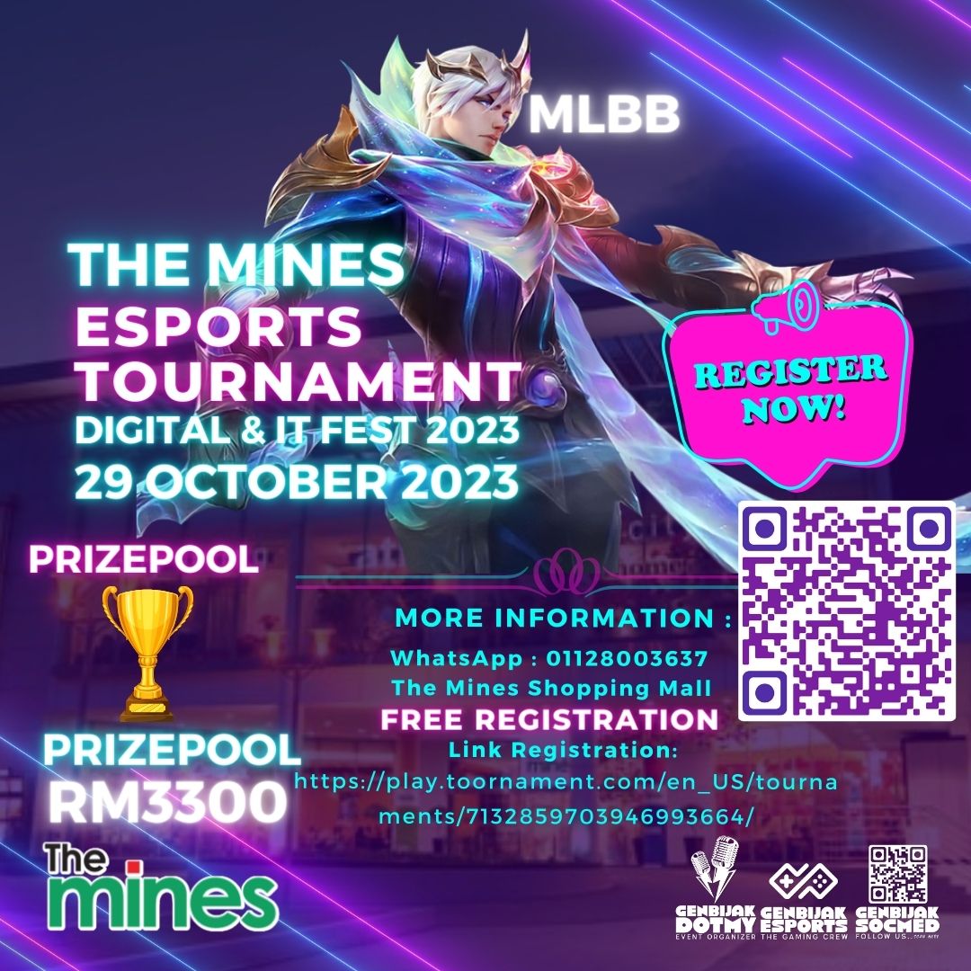 #ESPORTS : OPEN TOURNAMENT di The MINES ESPORTS CHAMPIONSHIPS 2023 #