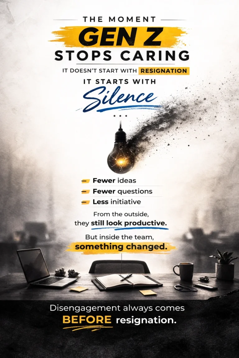 The First Sign Your Gen Z Staff Is Already Disengaging